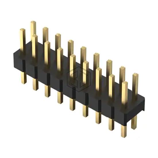BF050-18-A-B-0200-0300-L-G - GCT - Rectangular Connectors - Headers, Male Pins