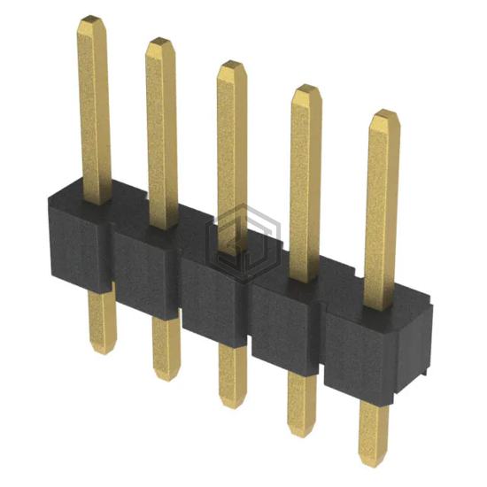 2011-1X05G00SB - Oupiin - Rectangular Connectors - Headers, Male Pins