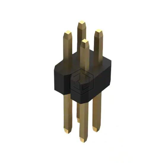 BC035-04-A-0200-0300-L-G - GCT - Rectangular Connectors - Headers, Male Pins