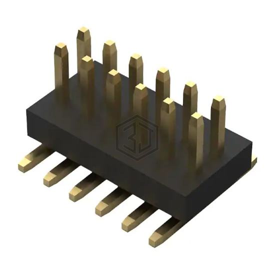BC050-12A-K0-0200-0160-0480-LB - GCT - Rectangular Connectors - Headers, Male Pins