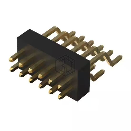BC057-12-A-A-0150-L-C - GCT - Rectangular Connectors - Headers, Male Pins