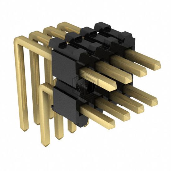 TMS-104-02-G-D-RA - Samtec Inc. - Rectangular Connectors - Headers, Male Pins