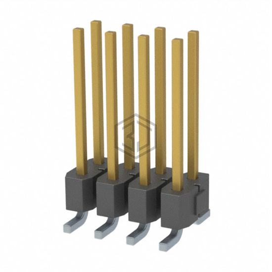 TSM-104-03-L-DV - Samtec Inc. - Rectangular Connectors - Headers, Male Pins