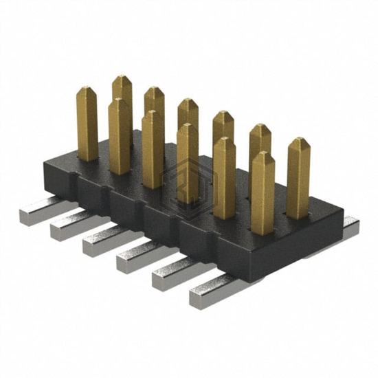 FTS-106-02-L-DV-P-TR - Samtec Inc. - Rectangular Connectors - Headers, Male Pins