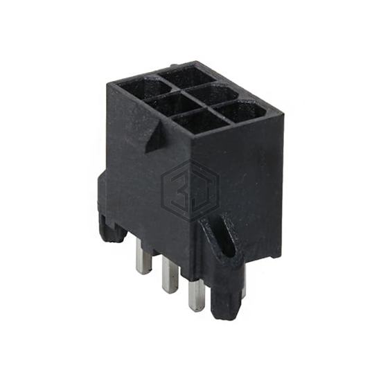 0462070206 - Molex - Rectangular Connectors - Headers, Male Pins