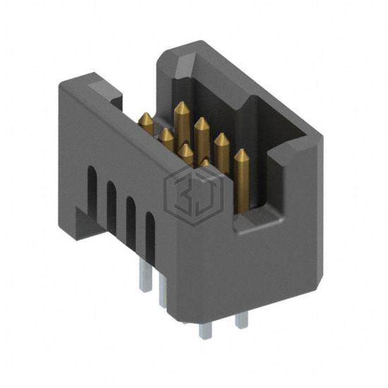TFM-104-01-L-D - Samtec Inc. - Rectangular Connectors - Headers, Male Pins