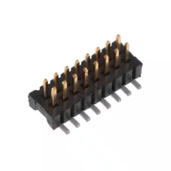 1MM-HU-D08-VS-00-H-TBP - TE Connectivity AMP Connectors - Rectangular Connectors - Headers, Male Pins