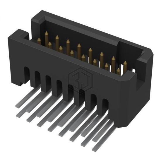TFC-108-01-F-D-RA - Samtec Inc. - Rectangular Connectors - Headers, Male Pins