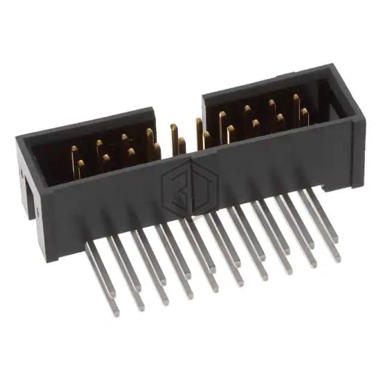TST-110-05-S-D-RA - Samtec Inc. - Rectangular Connectors - Headers, Male Pins