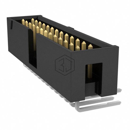 TSS-113-04-S-D-RA - Samtec Inc. - Rectangular Connectors - Headers, Male Pins