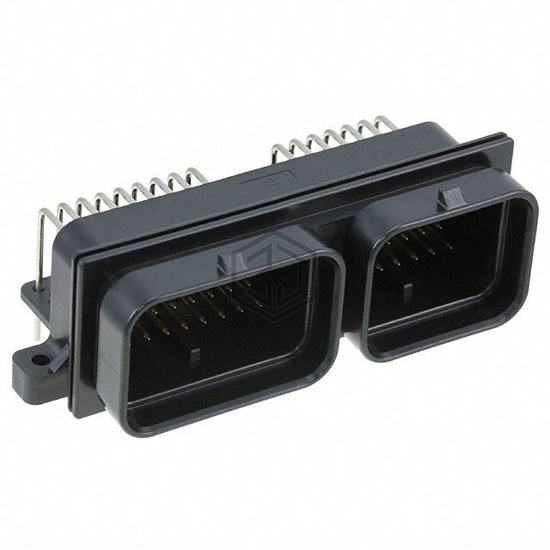 6437288-3 - TE Connectivity AMP Connectors - Rectangular Connectors - Headers, Male Pins