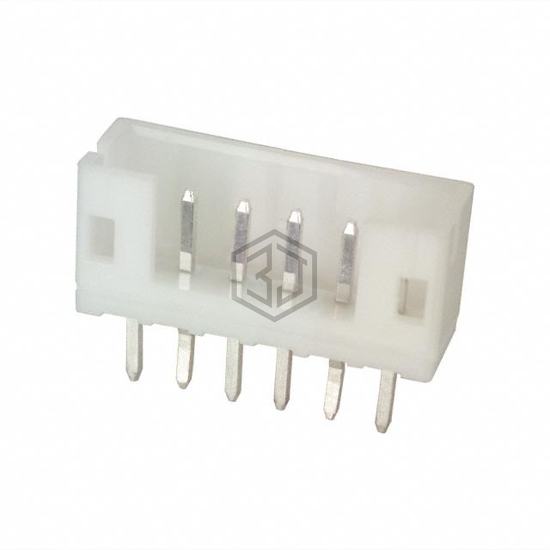 B6B-PH-K-S(LF)(SN) - JST Sales America Inc. - Rectangular Connectors - Headers, Male Pins