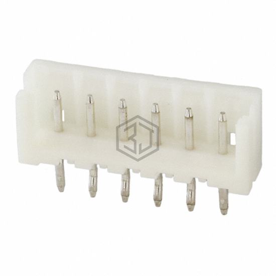 177537-6 - TE Connectivity AMP Connectors - Rectangular Connectors - Headers, Male Pins