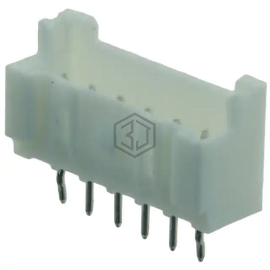 2132230-6 - TE Connectivity AMP Connectors - Rectangular Connectors - Headers, Male Pins