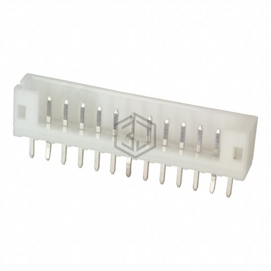 B13B-PH-K-S(LF)(SN) - JST Sales America Inc. - Rectangular Connectors - Headers, Male Pins
