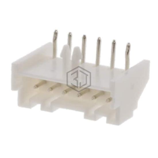 1744446-6 - TE Connectivity AMP Connectors - Rectangular Connectors - Headers, Male Pins