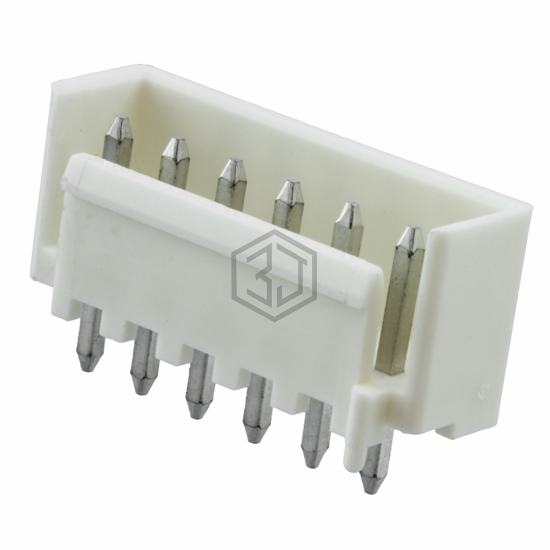 1744427-6 - TE Connectivity AMP Connectors - Rectangular Connectors - Headers, Male Pins