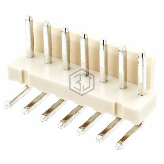 1744428-7 - TE Connectivity AMP Connectors - Rectangular Connectors - Headers, Male Pins