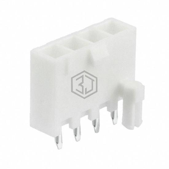 2029056-4 - TE Connectivity AMP Connectors - Rectangular Connectors - Headers, Male Pins