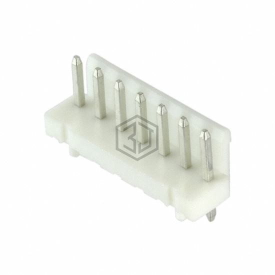1744057-7 - TE Connectivity AMP Connectors - Rectangular Connectors - Headers, Male Pins