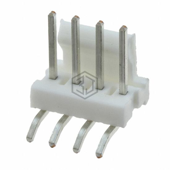 644875-4 - TE Connectivity AMP Connectors - Rectangular Connectors - Headers, Male Pins