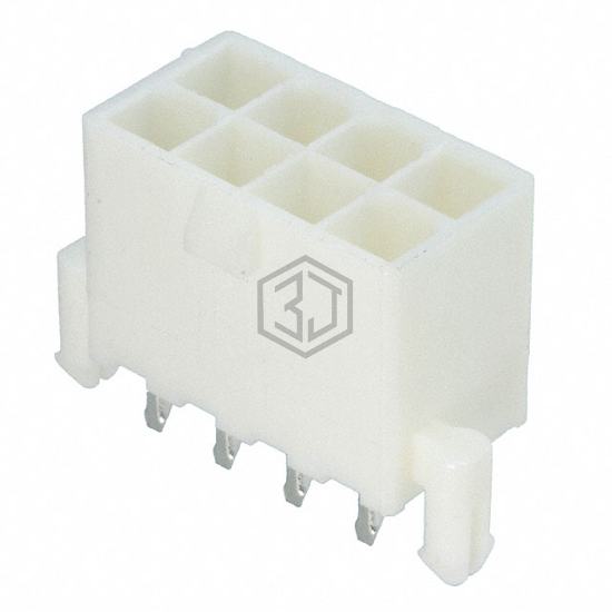 1586040-8 - TE Connectivity AMP Connectors - Rectangular Connectors - Headers, Male Pins