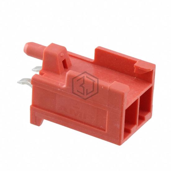 179838-2 - TE Connectivity AMP Connectors - Rectangular Connectors - Headers, Male Pins