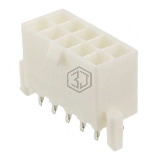 1-1586040-0 - TE Connectivity AMP Connectors - Rectangular Connectors - Headers, Male Pins