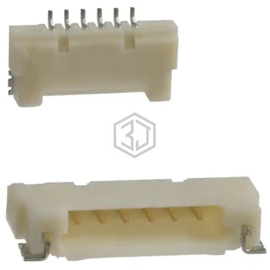 DF14-6P-1.25H(54) - Hirose Electric Co Ltd - Rectangular Connectors - Headers, Male Pins