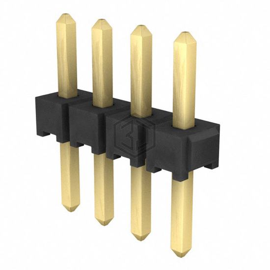 TMM-104-06-G-S - Samtec Inc. - Rectangular Connectors - Headers, Male Pins