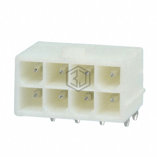 1586042-8 - TE Connectivity AMP Connectors - Rectangular Connectors - Headers, Male Pins