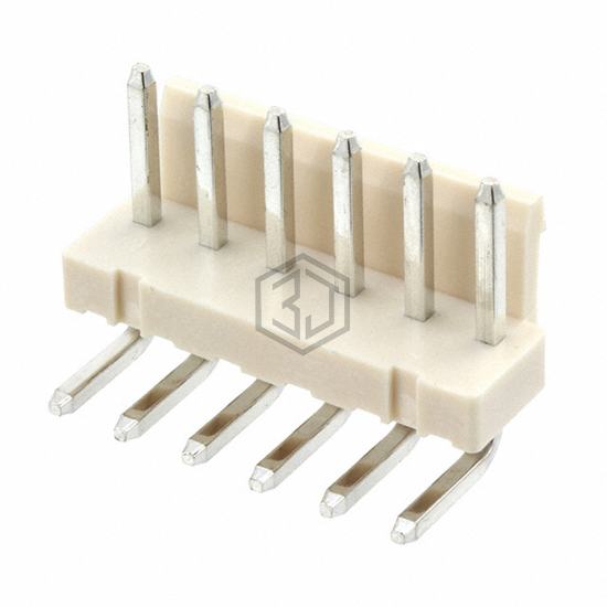 1744428-6 - TE Connectivity AMP Connectors - Rectangular Connectors - Headers, Male Pins