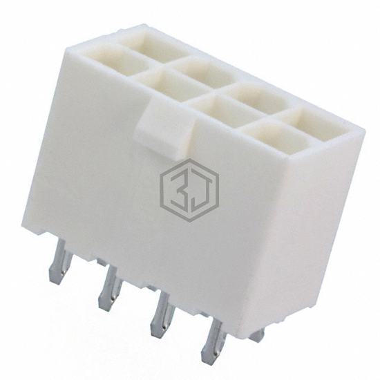1586768-8 - TE Connectivity AMP Connectors - Rectangular Connectors - Headers, Male Pins