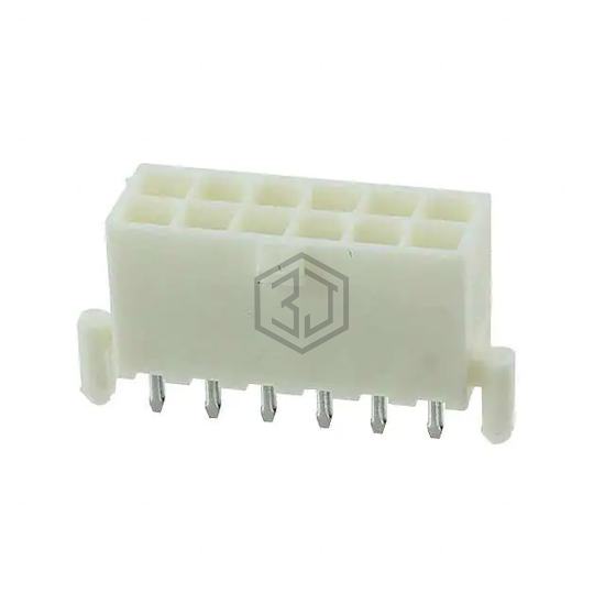 1-1586040-2 - TE Connectivity AMP Connectors - Rectangular Connectors - Headers, Male Pins