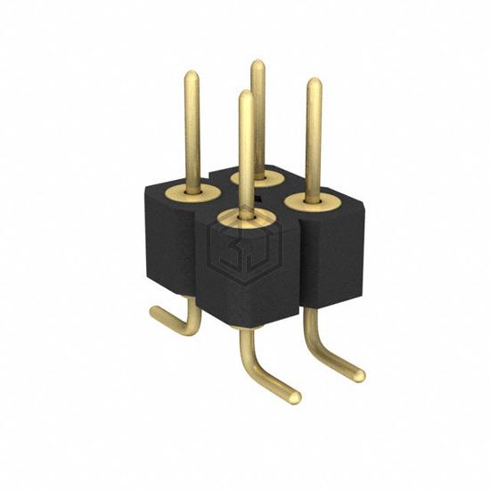 832-10-004-30-001191 - Preci-Dip - Rectangular Connectors - Headers, Male Pins