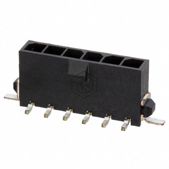 2-1445087-6 - TE Connectivity AMP Connectors - Rectangular Connectors - Headers, Male Pins