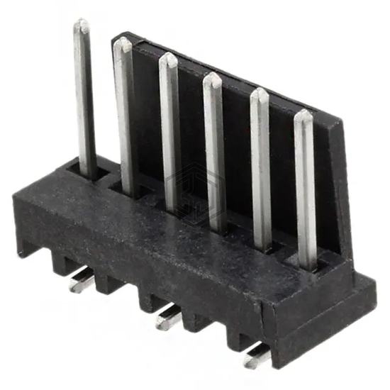 3-647106-6 - TE Connectivity AMP Connectors - Rectangular Connectors - Headers, Male Pins