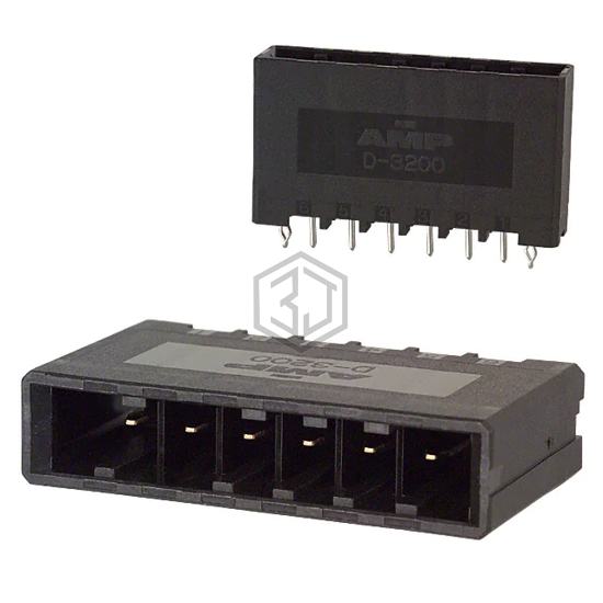 1-316133-2 - TE Connectivity AMP Connectors - Rectangular Connectors - Headers, Male Pins