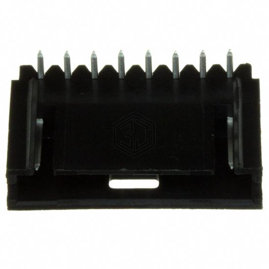 5-102523-6 - TE Connectivity AMP Connectors - Rectangular Connectors - Headers, Male Pins