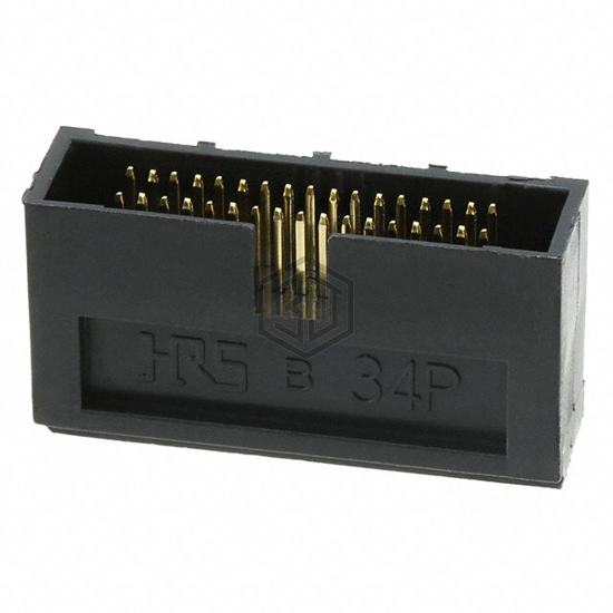 HIF6A-34PA-1.27DS(71) - Hirose Electric Co Ltd - Rectangular Connectors - Headers, Male Pins