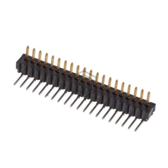 6-104186-1 - TE Connectivity AMP Connectors - Rectangular Connectors - Headers, Male Pins