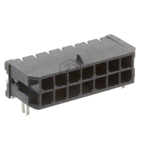 0430451408 - Molex - Rectangular Connectors - Headers, Male Pins