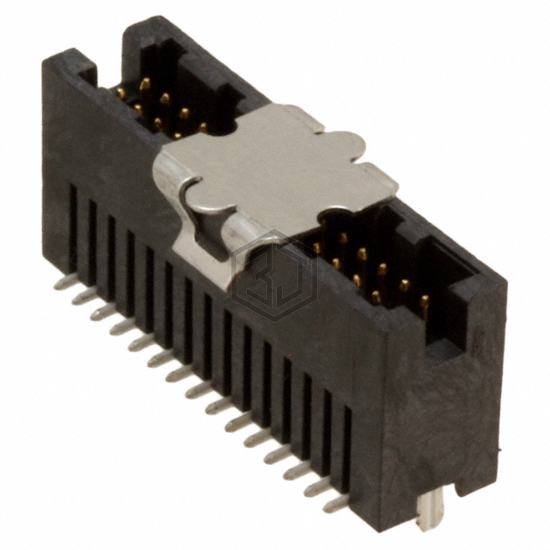 5-147383-3 - TE Connectivity AMP Connectors - Rectangular Connectors - Headers, Male Pins