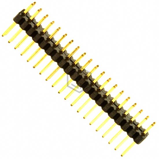 SMH100-LPSE-D20-ST-BK - Sullins Connector Solutions - Rectangular Connectors - Headers, Male Pins