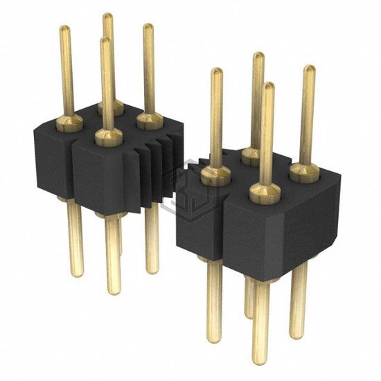 450-10-248-00-001101 - Preci-Dip - Rectangular Connectors - Headers, Male Pins