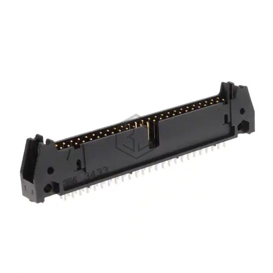 3433-6002 - 3M - Rectangular Connectors - Headers, Male Pins