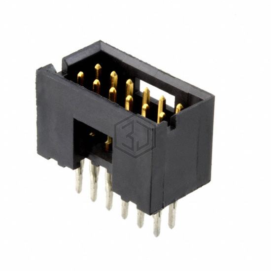 102699-5 - TE Connectivity AMP Connectors - Rectangular Connectors - Headers, Male Pins