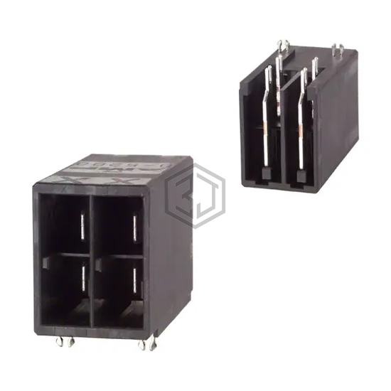 1-1318983-6 - TE Connectivity AMP Connectors - Rectangular Connectors - Headers, Male Pins