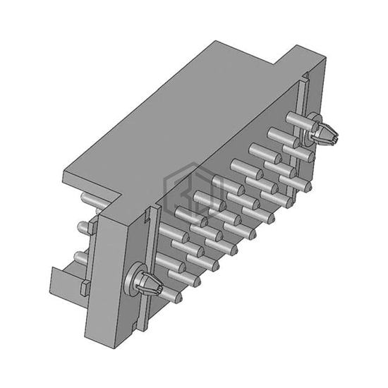 PM324MBAOSP - Anderson Power Products, Inc. - Rectangular Connectors - Headers, Male Pins