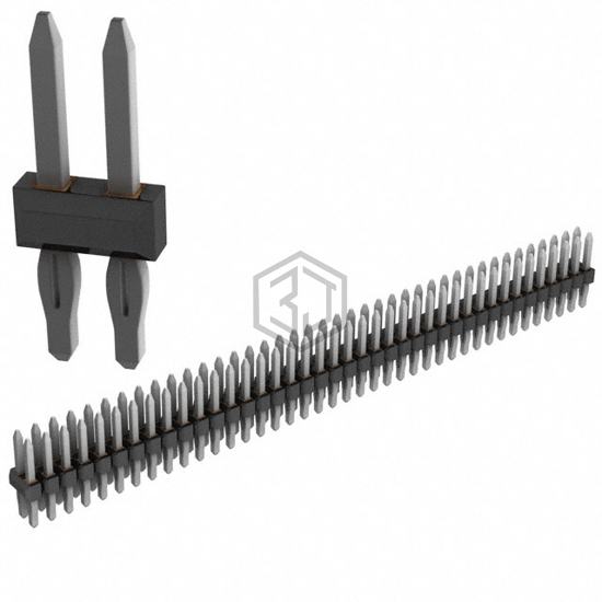 0751020117 - Molex - Rectangular Connectors - Headers, Male Pins